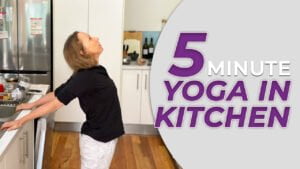 5 Minute Yoga In Kitchen
