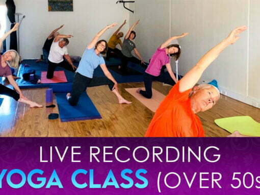 Live recording yoga class (over 50s)