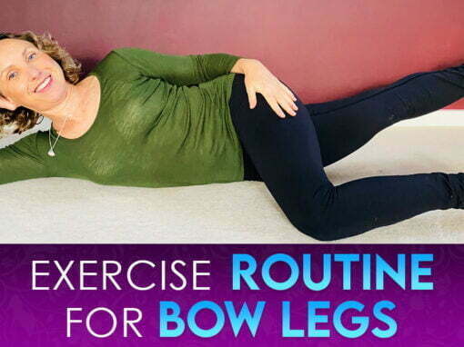 Exercise routine for bow legs
