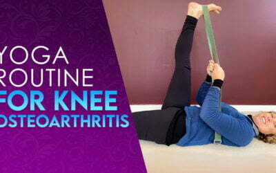 Yoga routine for knee osteoarthritis