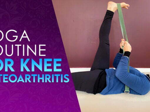 Yoga routine for knee osteoarthritis