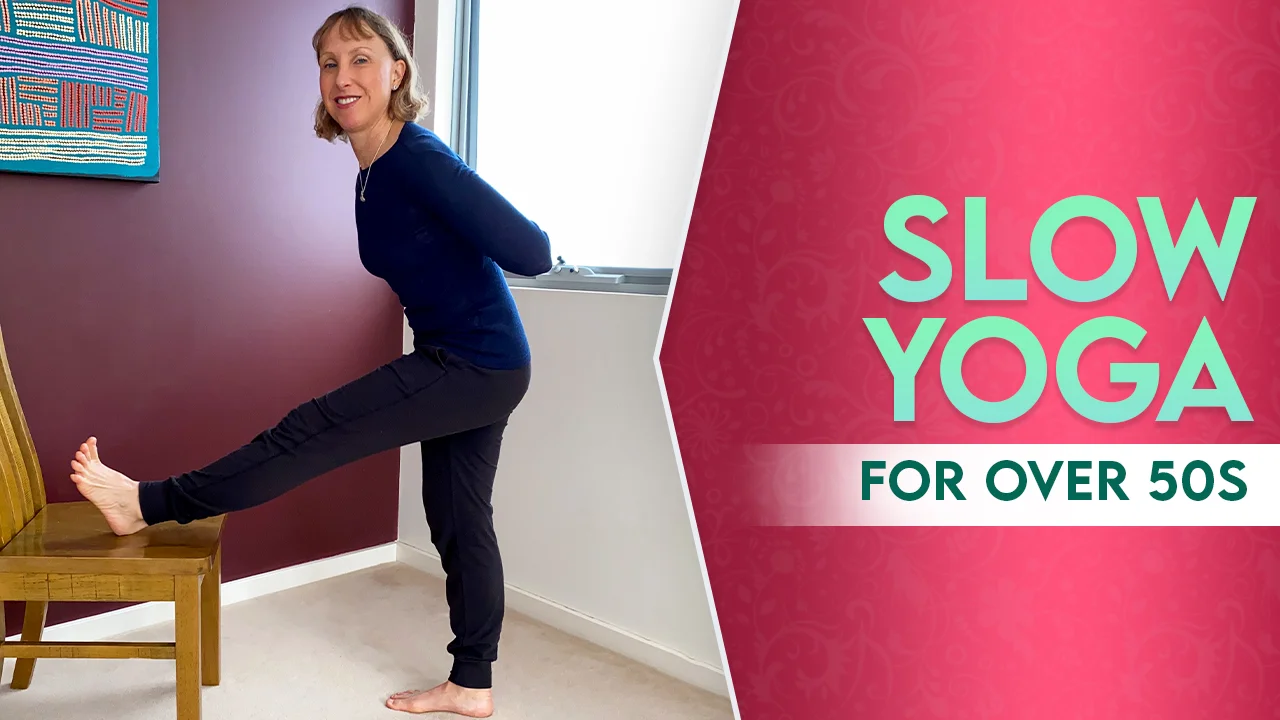 Slow yoga for over 50s
