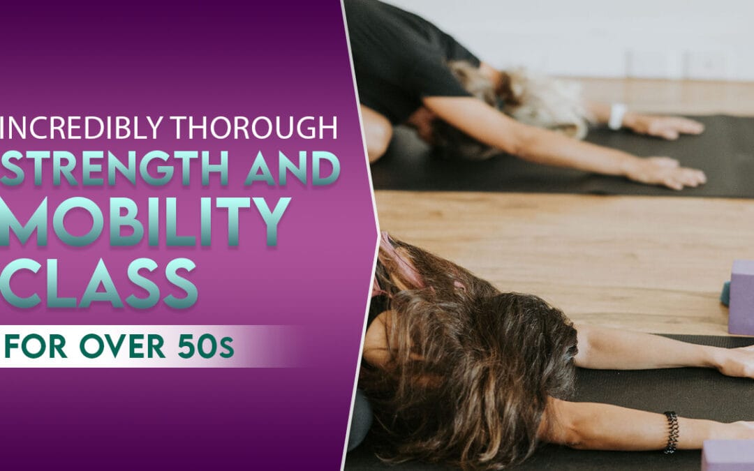 Incredibly thorough strength and mobility class for over 50s